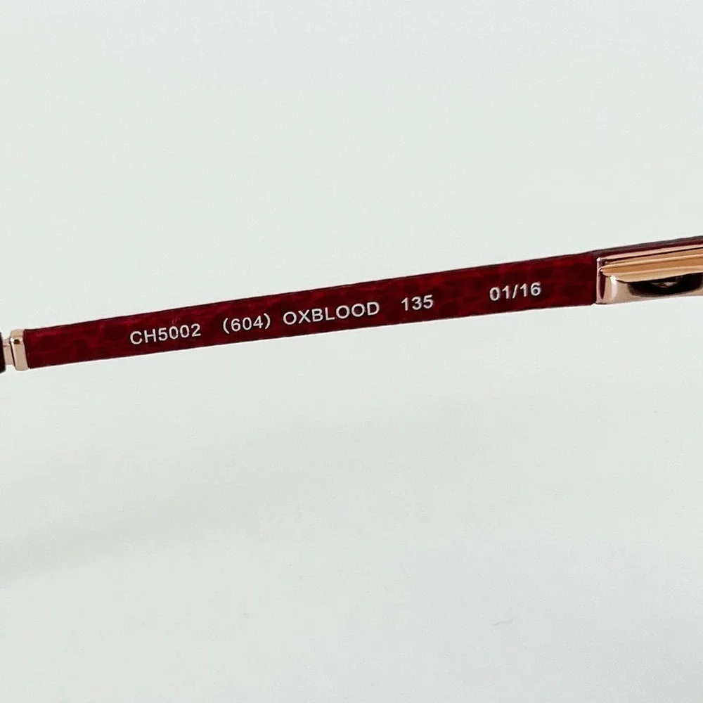 COLE HAAN Eyeglasses CH5002 (604) OXBLOOD New!